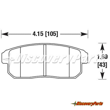 Carbotech CT1008 Mazda RX8 Rear 2004-2012
